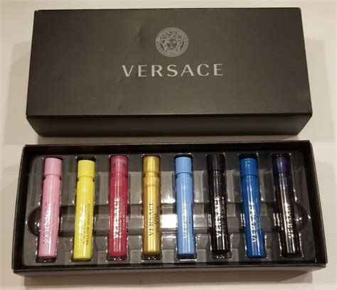 versace free sample|versace men's cologne sampler set.